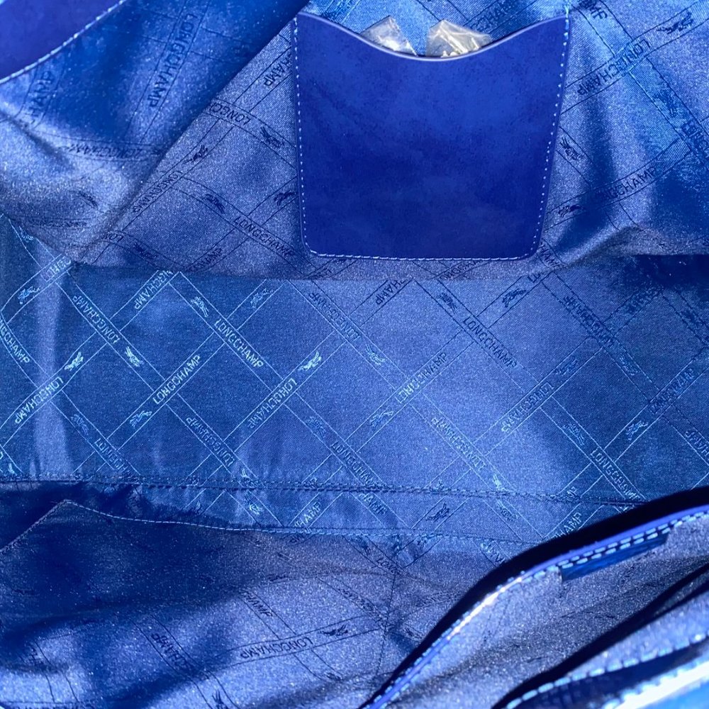 Longchamp Blue ROSEAU ESSENTIAL LARGE Tote Bag for SALE! - Picture 15 of 15